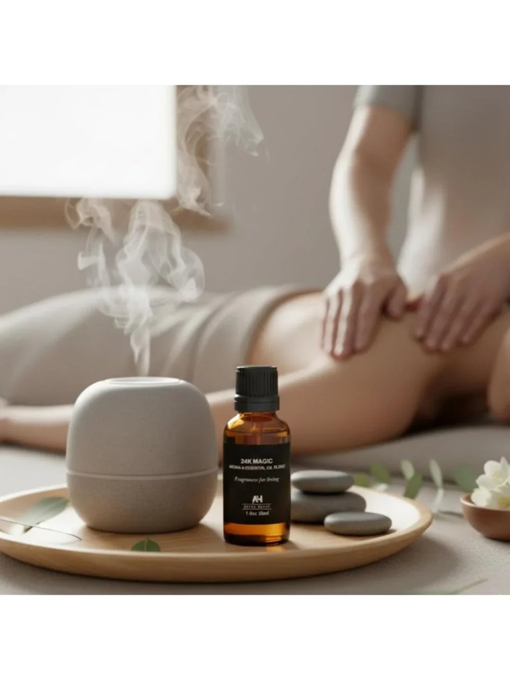 Luxury Home Fragrance Diffuser Oil - Citrus & Jasmine Essential Oil Blend 30mL